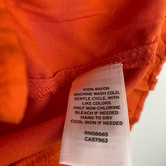 𝅺ABOUND Orange Crop Tank Top 2X NWT - Picture 4 of 5